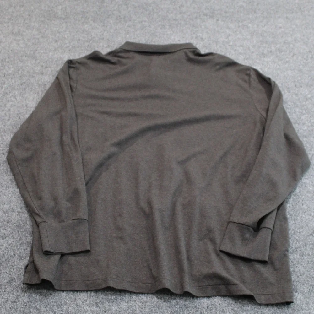 Polo Ralph Lauren Mens XXL Classic Fit‎ Long Sleeve Polo Shirt Dark Gray